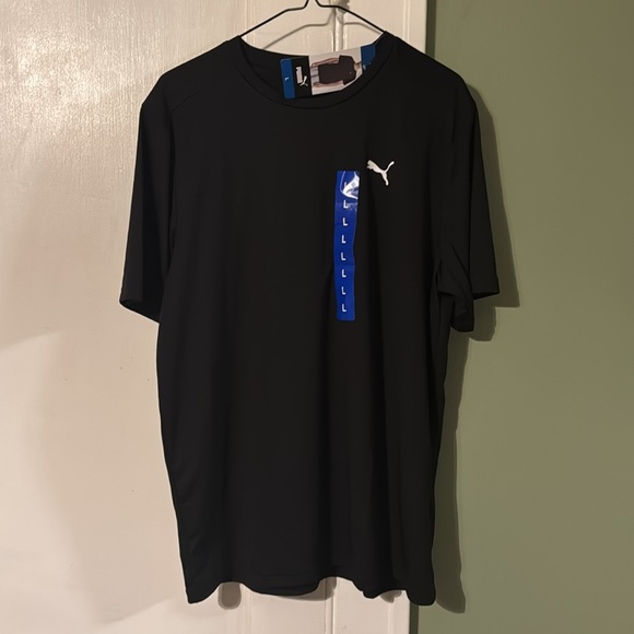 PUMA Men's Active Tee Black Large Airy Short Sleeve Tee - Picture 9 of 14
